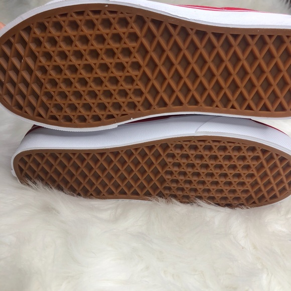 New Red Vans High Top Vans - Picture 3 of 4